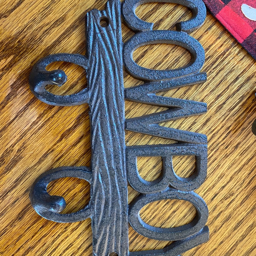 Cowboys Cast Iron Wall Decor